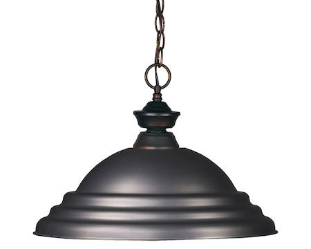Z-Lite Riviera 1 Light Pendant 100701OB-SOB