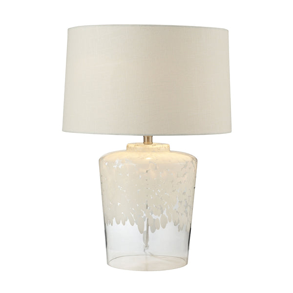 Flurry Frit Well Boutique Glass Lamp