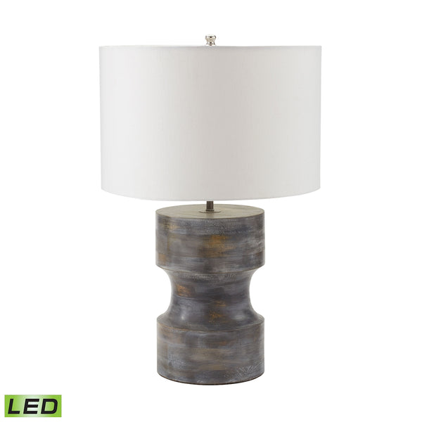 Dumbell LED Table Lamp in Grey