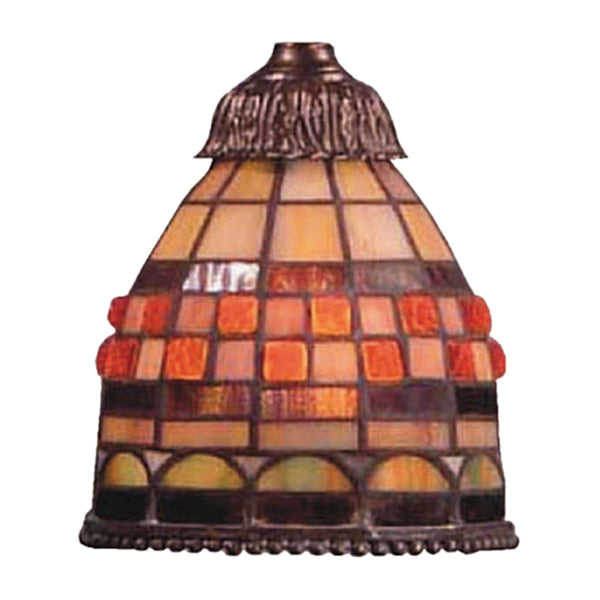 Mix-N-Match 1 Light Jewelstone Tiffany Glass Shade