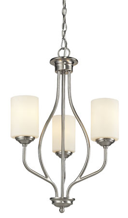 Z-Lite Cardinal 3 Light Chandelier 434-3-BN