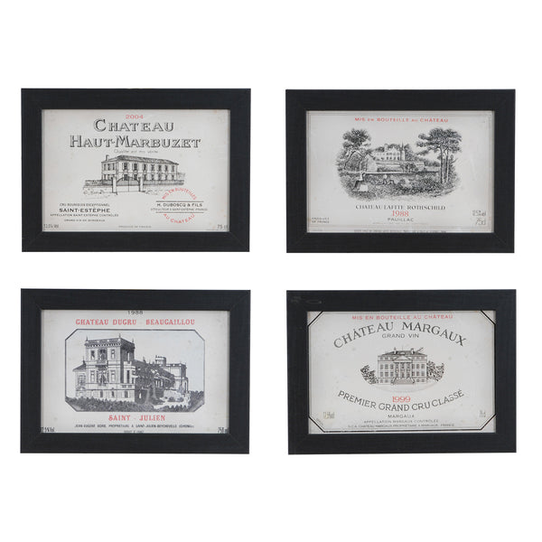 Crestview VINTAGE WINE SET 4 CVA3336