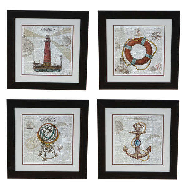 Crestview NAUTICAL COLLECTION 1,2,3,4 SET 4 CVA3343