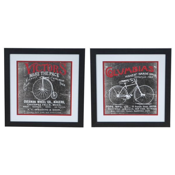 Crestview ANTIQUE BICYCLE 1 & 2 SET 2 CVA3345