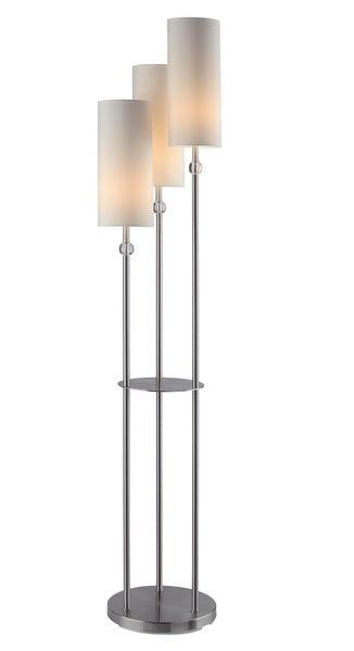 Crestview Bolivar 3 Arm Floor Lamp 64"Ht CVAER156