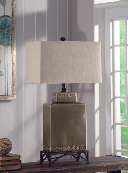 Crestview Tuscan Pottery Table Lamp 34"Ht CVAP1483