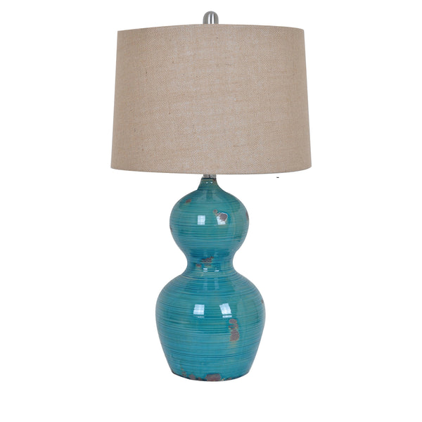 Crestview Blue Bay Table Lamp CVAP1749