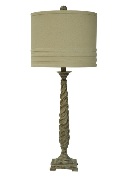 Crestview Twist Table Lamp CVAUP964