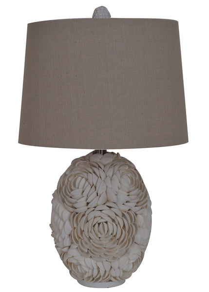 Crestview Calypso Shell Table Lamp CVAUP991