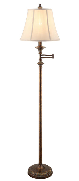 Crestview Barton Swing Arm Floor Lamp CVAVP044
