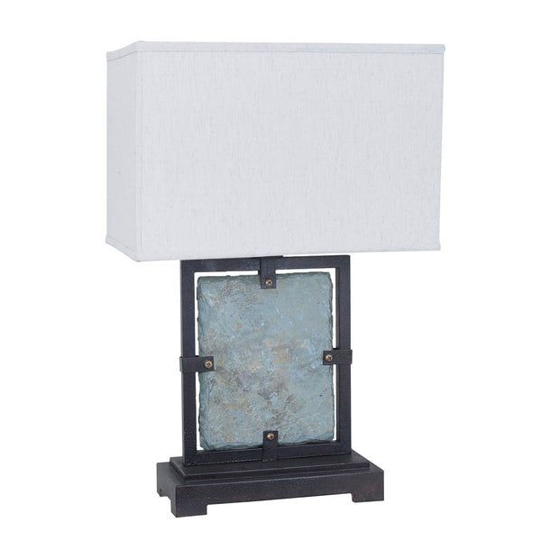 Crestview Slate Slab Outdoor Table Lamp CVAVP077
