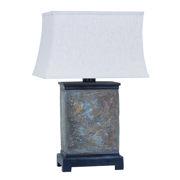 Crestview Slate Slab Outdoor Table Lamp CVAVP078