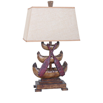 Crestview Canoe Table Lamp CVAVP104