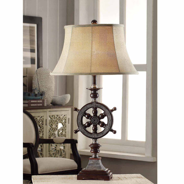 Crestview Ships-wheel Table Lamp CVAVP161