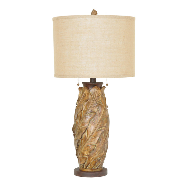 Crestview Banana Leaf Table Lamp CVAVP506