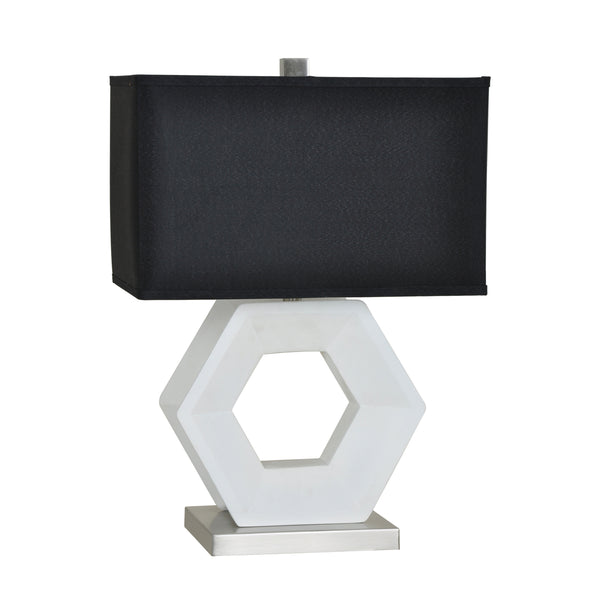 Crestview Hex Table Lamp CVAZVP007