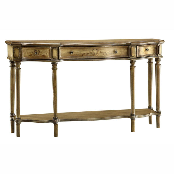 Crestview Alexandria 3 Drawer Console CVFZR1034