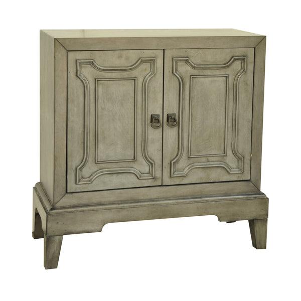 Crestview Lancaster 2 Door Grey Cabinet CVFZR1429