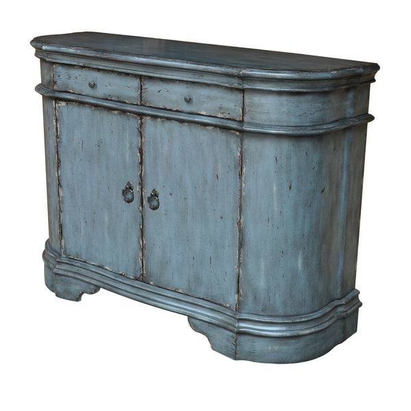 Crestview Harrison Distressed Grey 2 Door Cabinet CVFZR1453