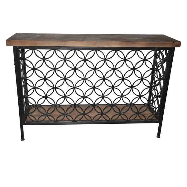 Crestview Fairmont Metal and Wood Console CVFZR1496
