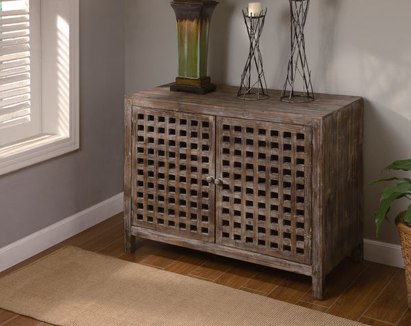 Crestview Rustic Buffet Cabinet CVFZR297