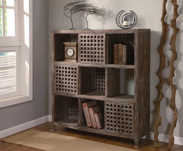 Crestview Rustic Wall Unit CVFZR299