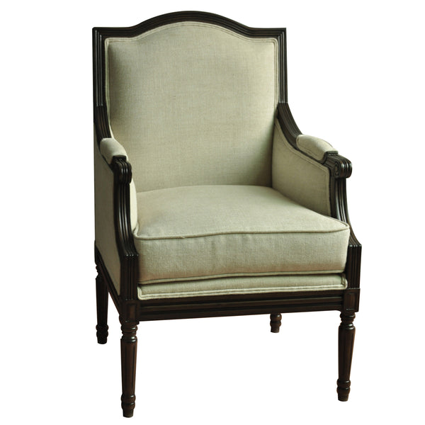 Crestview Huntington Linen Accent Chair CVFZR679