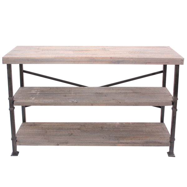 Crestview Midtown Wood and Metal Console CVFZR887
