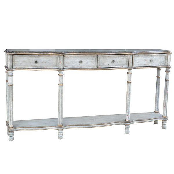 Crestview Victoria 3 Drawer Console Table CVFZR912