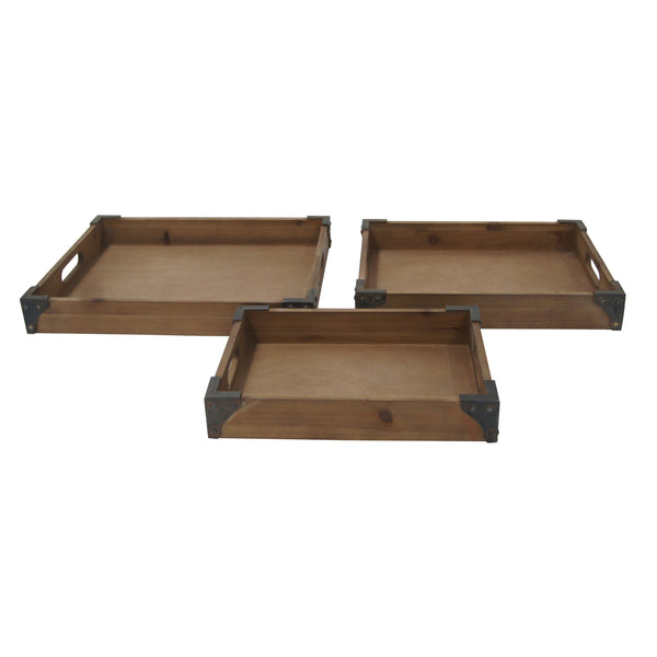 Crestview Rustic Trays CVTRA370