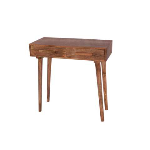 The Urban Port The Urban Port Brand Exclusive Wooden Side Stool With Two Drawers