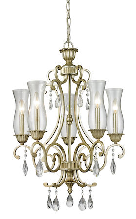 Z-Lite Melina 5 Light Chandelier 720-5-AS