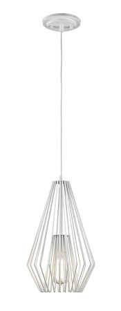 Z-Lite Quintus 1 Light Mini Pendant 442MP-WH