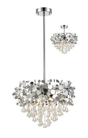 Z-Lite Monaco 12 Light Pendant 1001-24CH