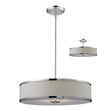 Z-Lite Cameo 3 Light Convertible Pendant 164-20