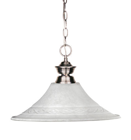 Z-Lite Shark 1 Light Pendant 100701BN-FWM16