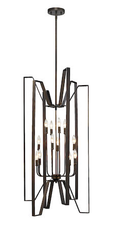 Z-Lite Marsala 12 Light Pendant 4000-12BRZ