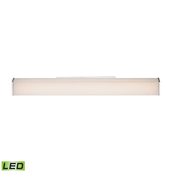 Bass 12 Watt LED Vanity In Chrome With Opal Diffuser