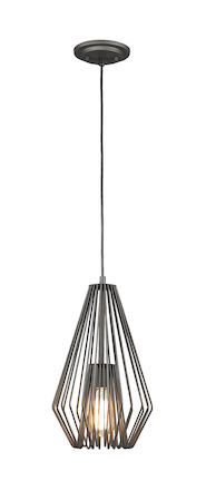 Z-Lite Quintus 1 Light Mini Pendant 442MP-BRZ