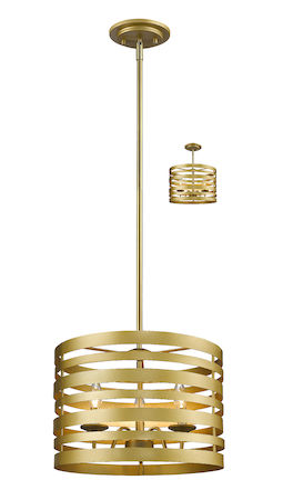 Z-Lite Memphis 3 Light Pendant 441-16SG