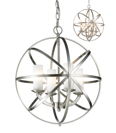 Z-Lite Aranya 4 Light Pendant 6017-4S-BN