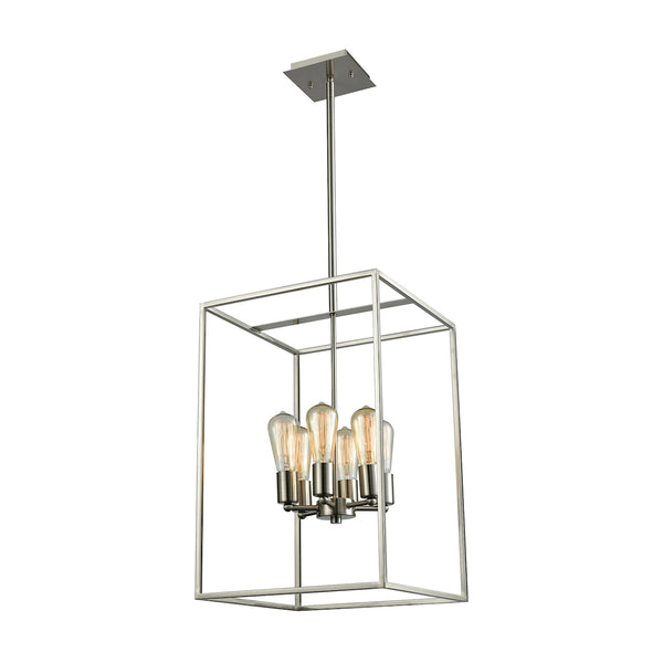 Williamsport 6 Light Chandelier In Oil Brushed Nickel