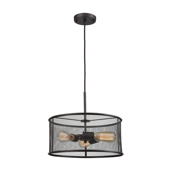 Williamsport 3 Light Chandelier In Oil Rubbed Bronze