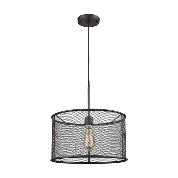 Williamsport 1 Light Pendant In Oil Rubbed Bronze