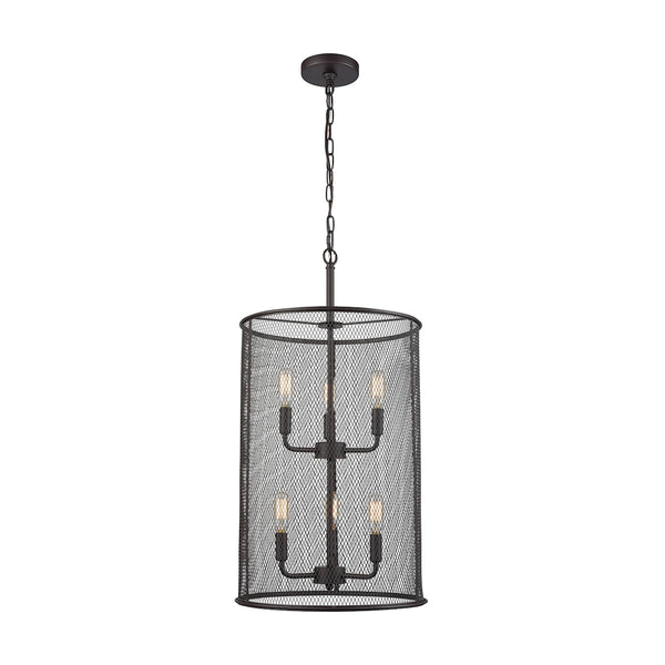 Williamsport 6 Light Chandelier In Oil Rubbed Bronze