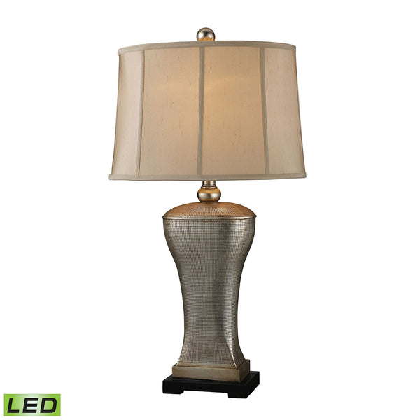 Trump Home Lexington Avenue LED Table Lamp In Silver Lake Finish