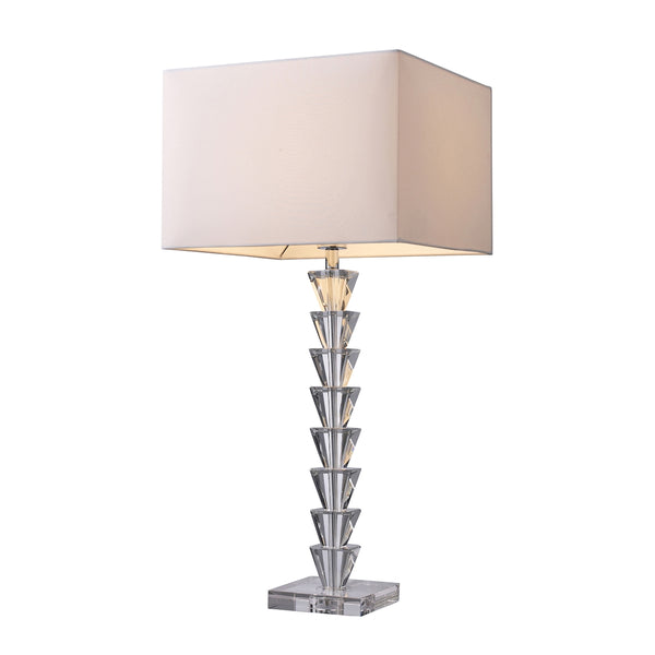 Trump Home Fifth Avenue Table Lamp In Clear Crystal