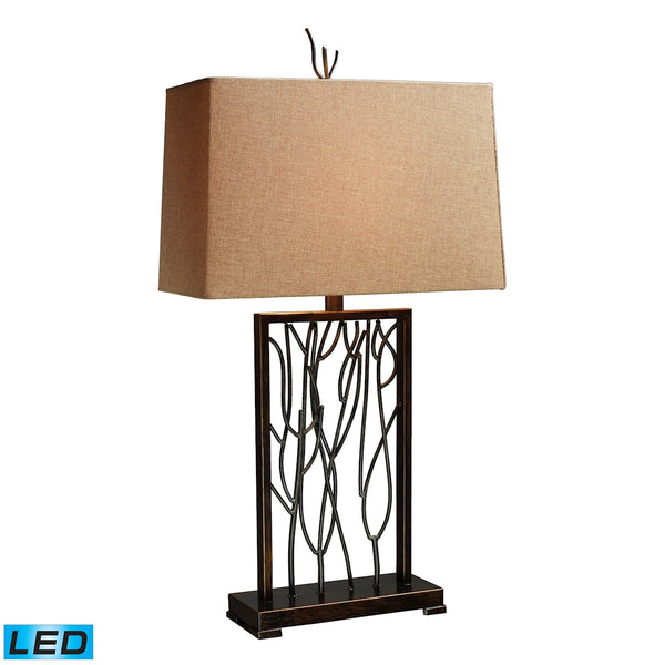 Belvior Park LED Table Lamp In Aria Bronze And Iron