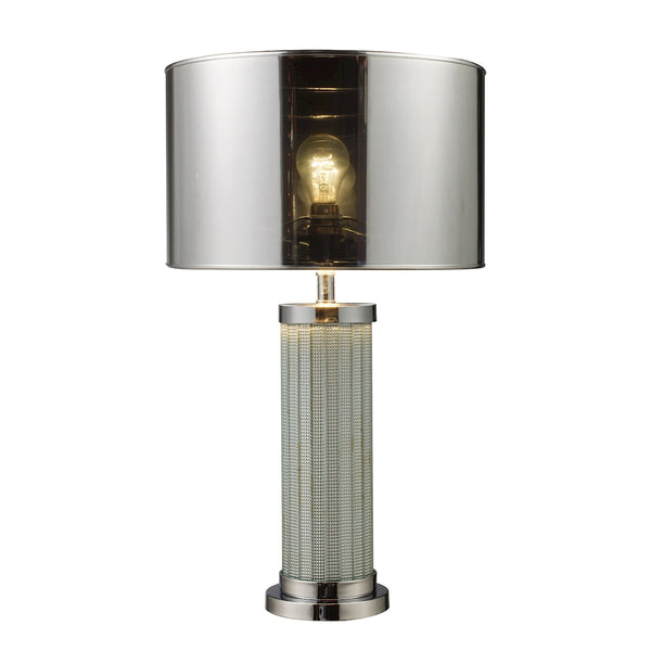 Mont Alto 1 Light Table Lamp In Chrome And Mirror