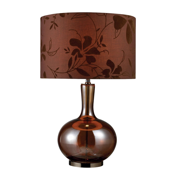 Fairview 1 Light Table Lamp In Bronze And Coffee Plating